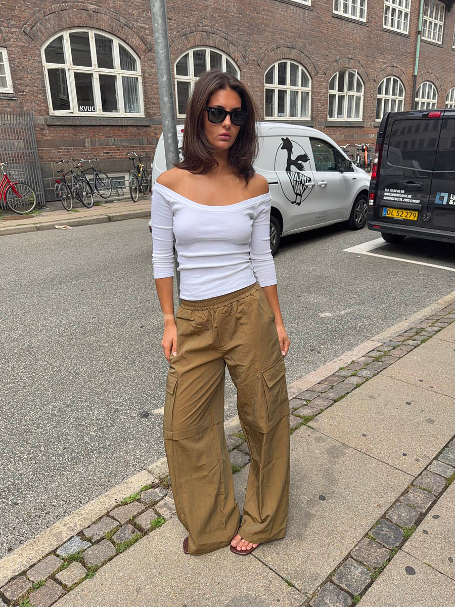 Yassy cargobukser - Lysebrun