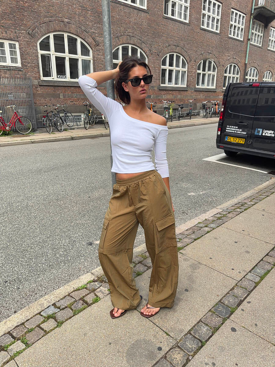 Yassy cargobukser - Lysebrun