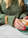 Lykke chunky armbånd - Lys karamel