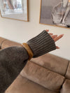 Lykke chunky armbånd - Mørk karamel