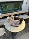 Hæklet clutch - Brun
