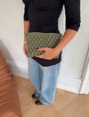 Hæklet clutch - Grøn