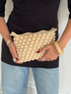 Hæklet clutch - Cremefarvet