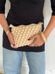 Hæklet clutch - Cremefarvet