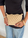 Hæklet clutch - Cremefarvet