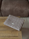 Honey computersleeve med striber - Beige/brun