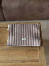 Honey computersleeve med striber - Beige/brun