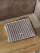 Honey computersleeve med striber - Beige/brun
