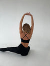 Crossback bra - Jet Black