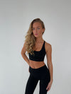 Crossback bra - Jet Black