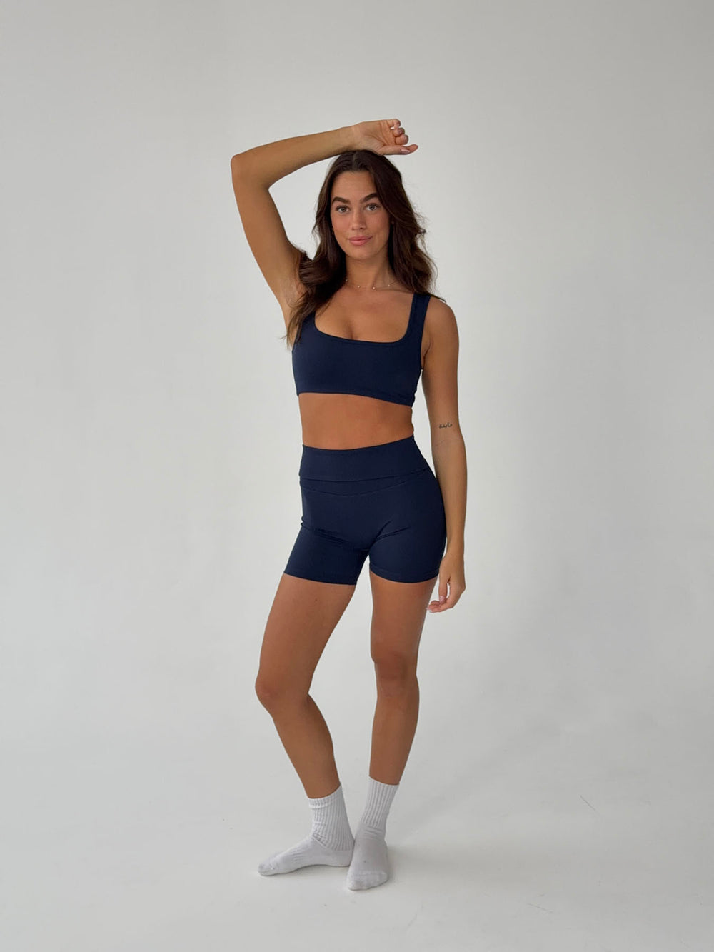 Folded essential shorts - Midnight