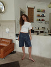 Florine figursyet t-shirt - Hvid