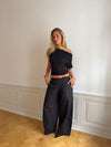 Florine figursyet t-shirt - Sort