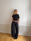 Florine figursyet t-shirt - Sort