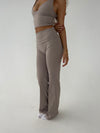 Essential flared pants - Ash