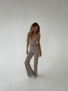 Essential flared pants - Ash