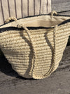 Spencer flet taske - Beige/sort
