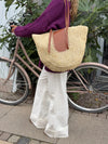 Wovana flettaske - Beige/Brun