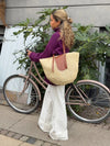 Wovana flettaske - Beige/Brun