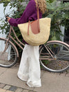 Wovana flettaske - Beige/Brun