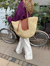 Wovana flettaske - Beige/Brun