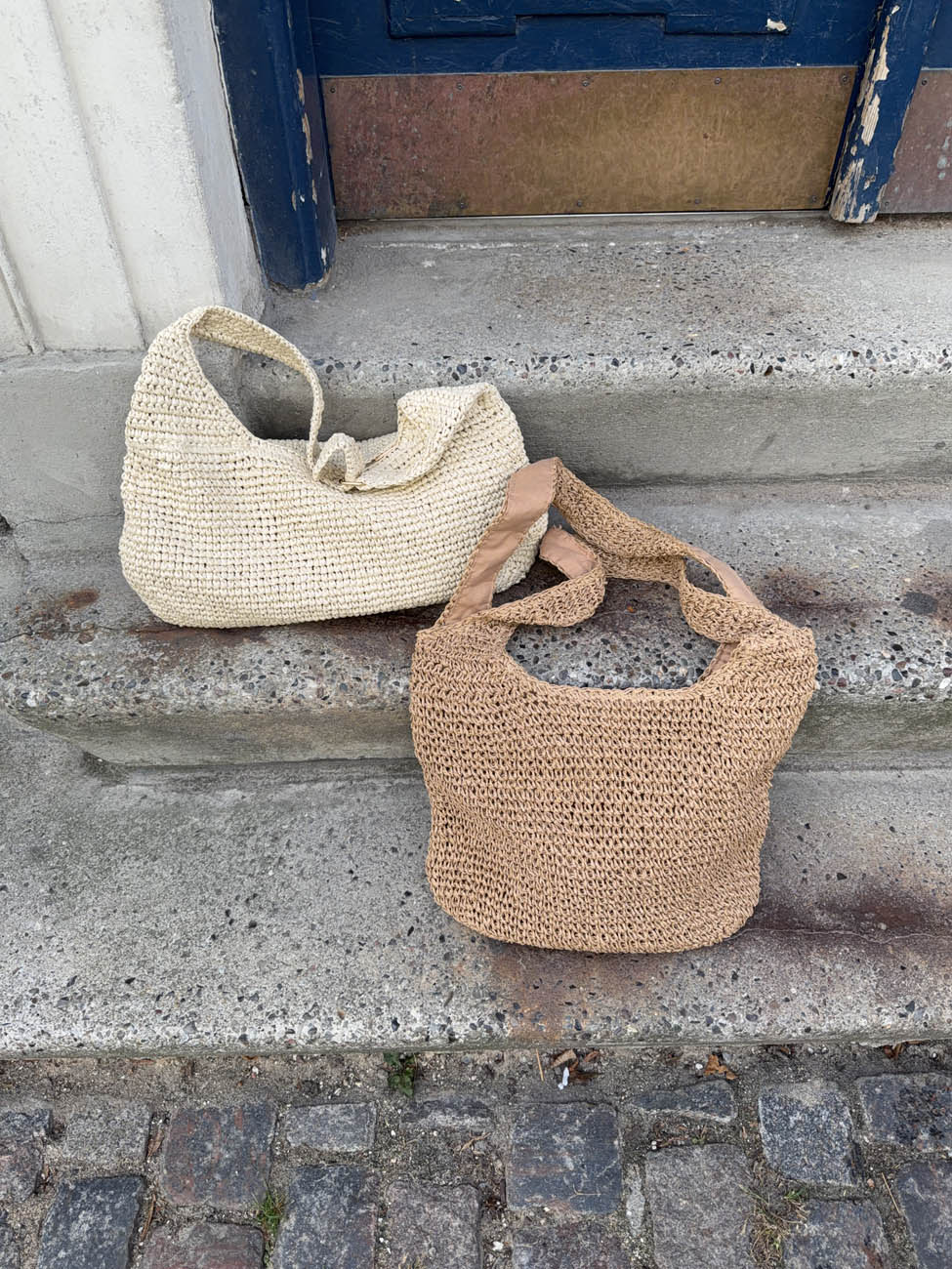 Taline flettaske - Beige