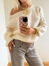 Scandivv fluffy strik - Off white