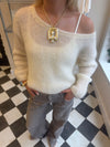 Scandivv fluffy strik - Off white