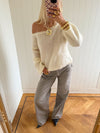 Scandivv fluffy strik - Off white