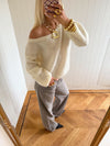 Scandivv fluffy strik - Off white