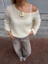 Scandivv fluffy strik - Off white