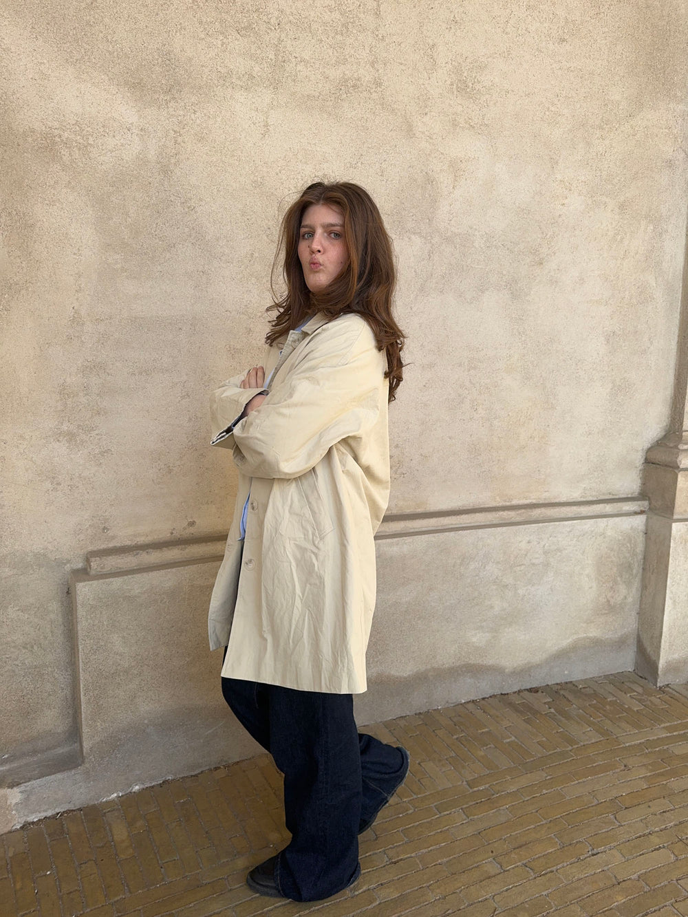 Lunaria frakke - Lys beige