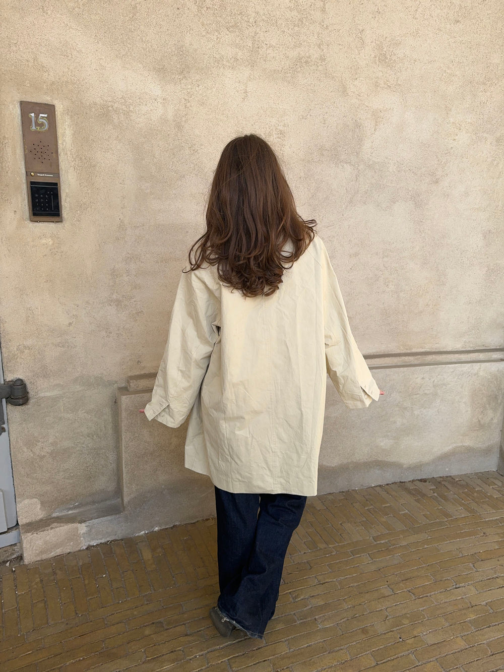 Lunaria frakke - Lys beige