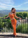 Malie glimmer tanktop  - Orange
