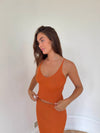 Malie glimmer tanktop  - Orange