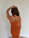 Malie glimmer tanktop  - Orange
