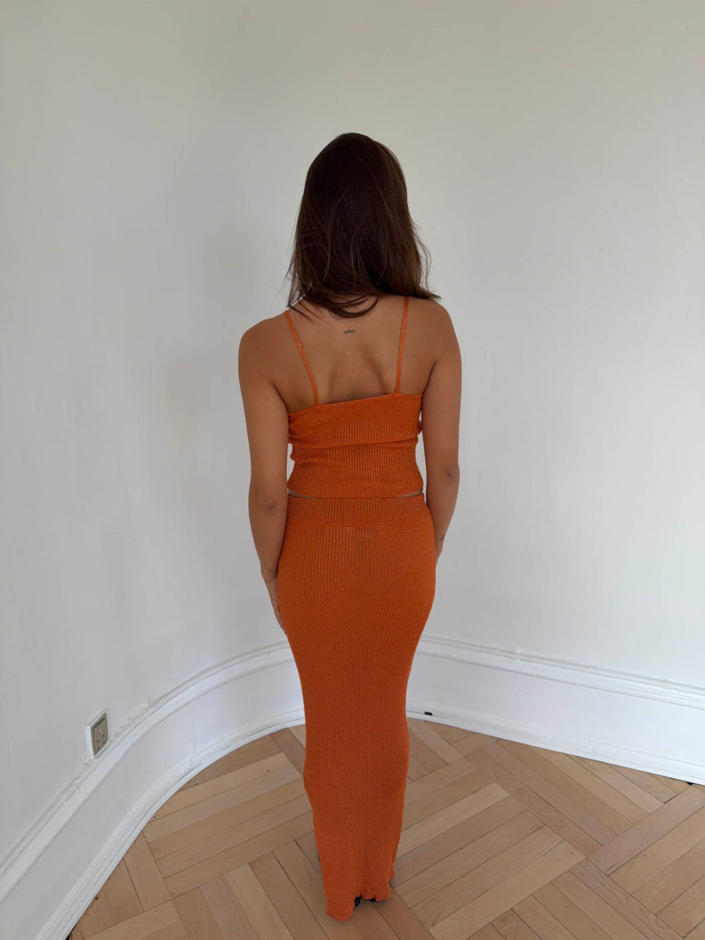 Malie glimmer tanktop  - Orange