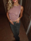 Emmeline glimmertop - Lilla
