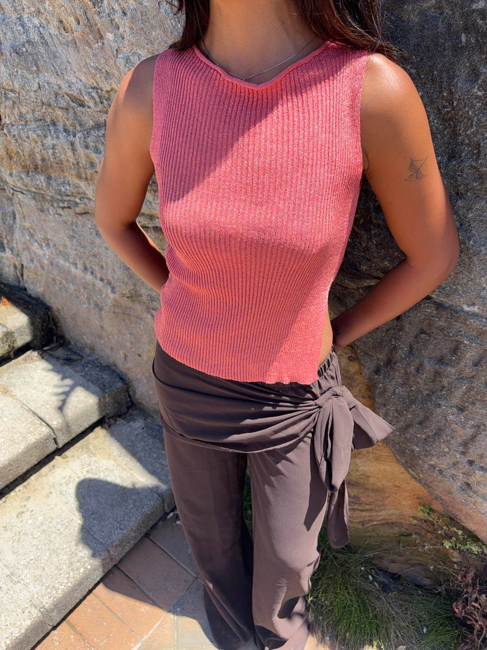 Montania glimmertop - Rosa