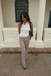 Dora halterneck top - Hvid