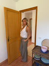 Fernande halternecktop - Hvid