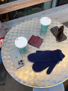 Fluffy handsker - Navy