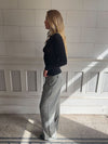 Ellen herringbone bukser - Grå