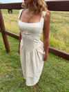 Solia hørkjole - Beige