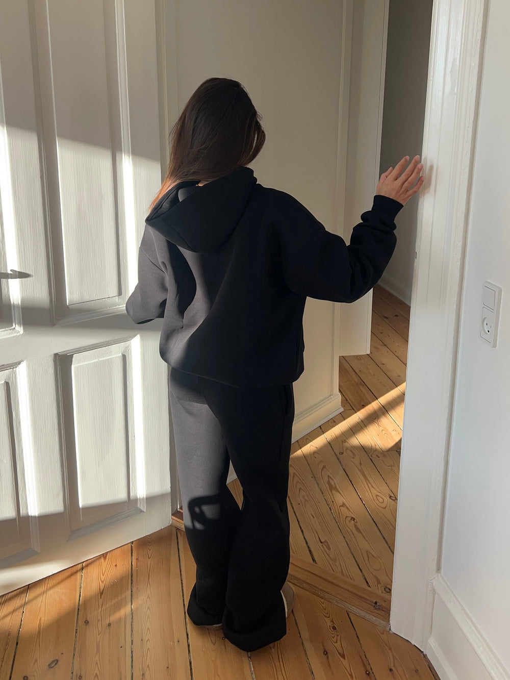 Anelise hoodie - Sort