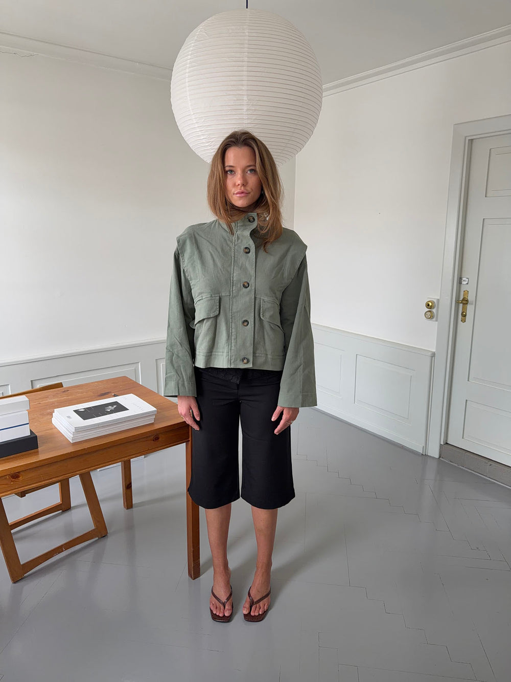 Seraphine jakke - Kaki