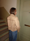 Camela jakke med nitter - Beige
