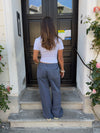 Audrine lavtaljede jeans - Blå