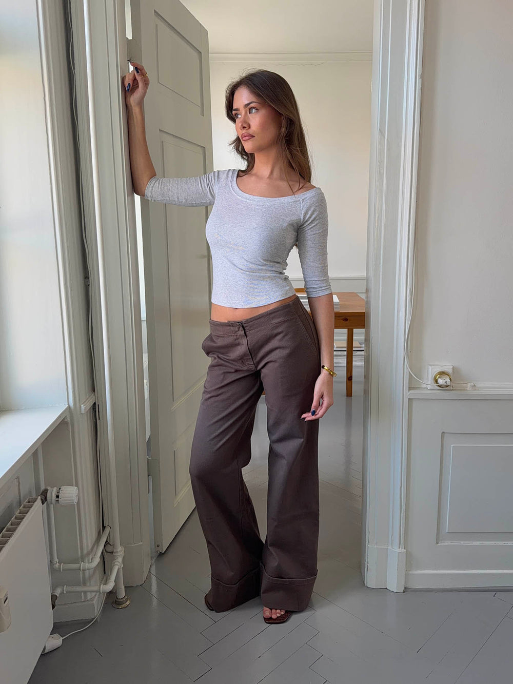 Siv jeans - Brun