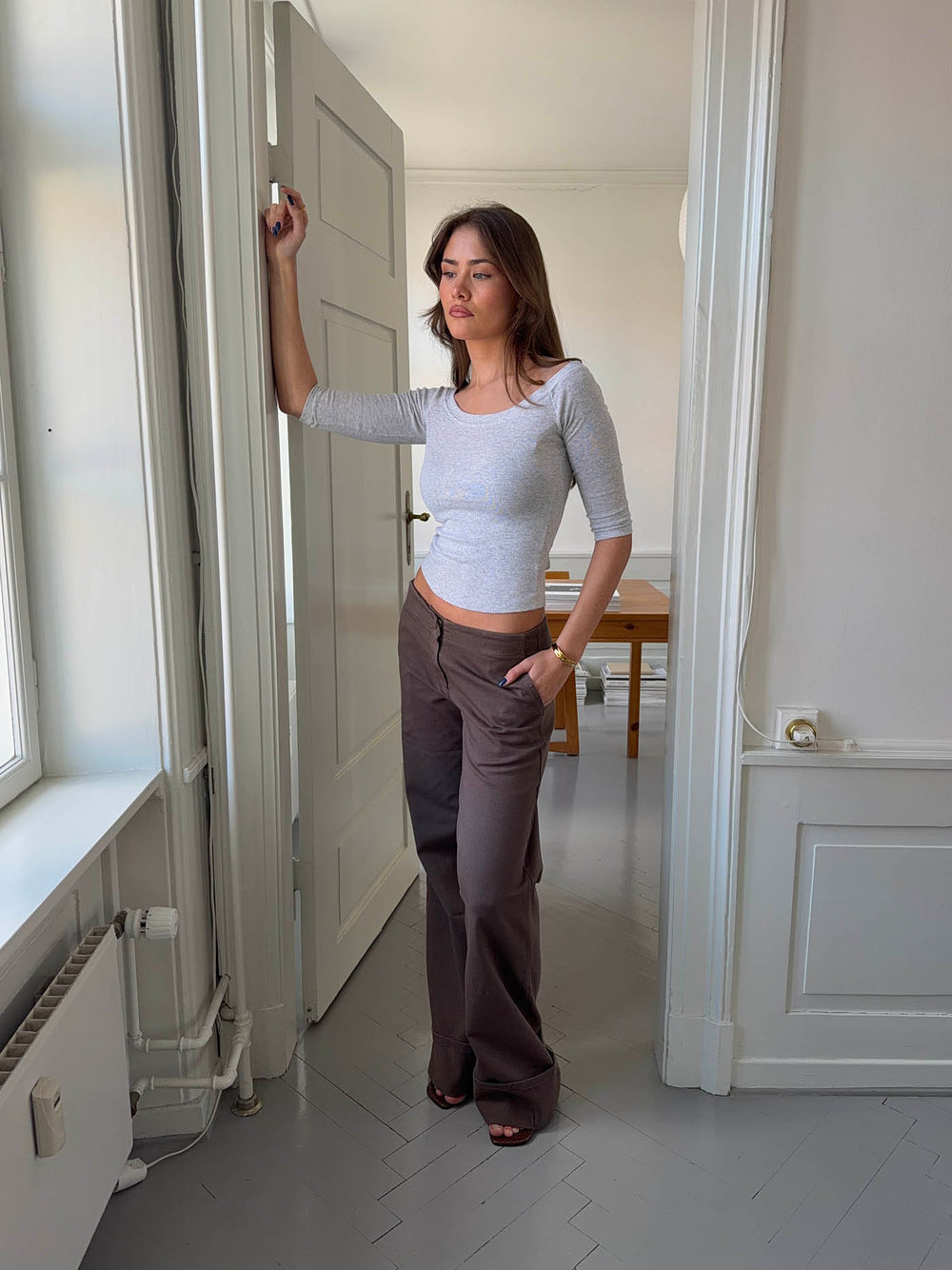 Siv jeans - Brun